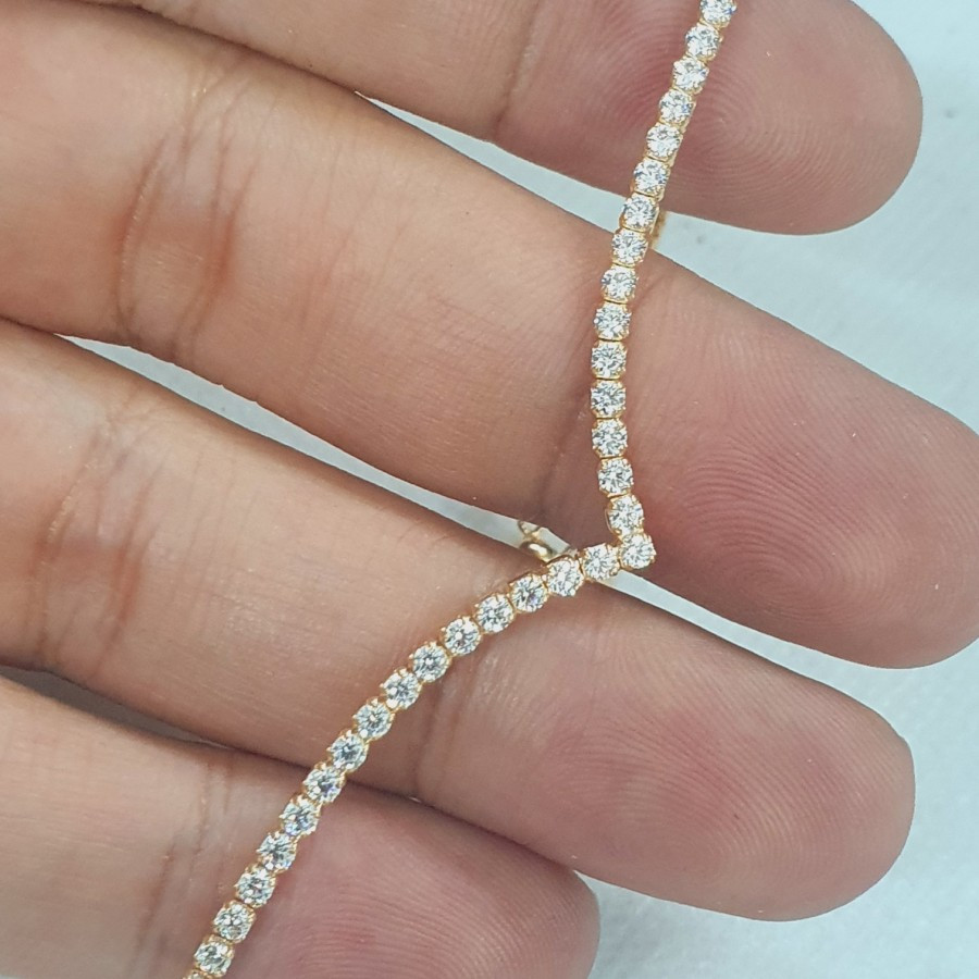 gelang italy serut model lintring V aurel emas 70 % 700 70% 16k