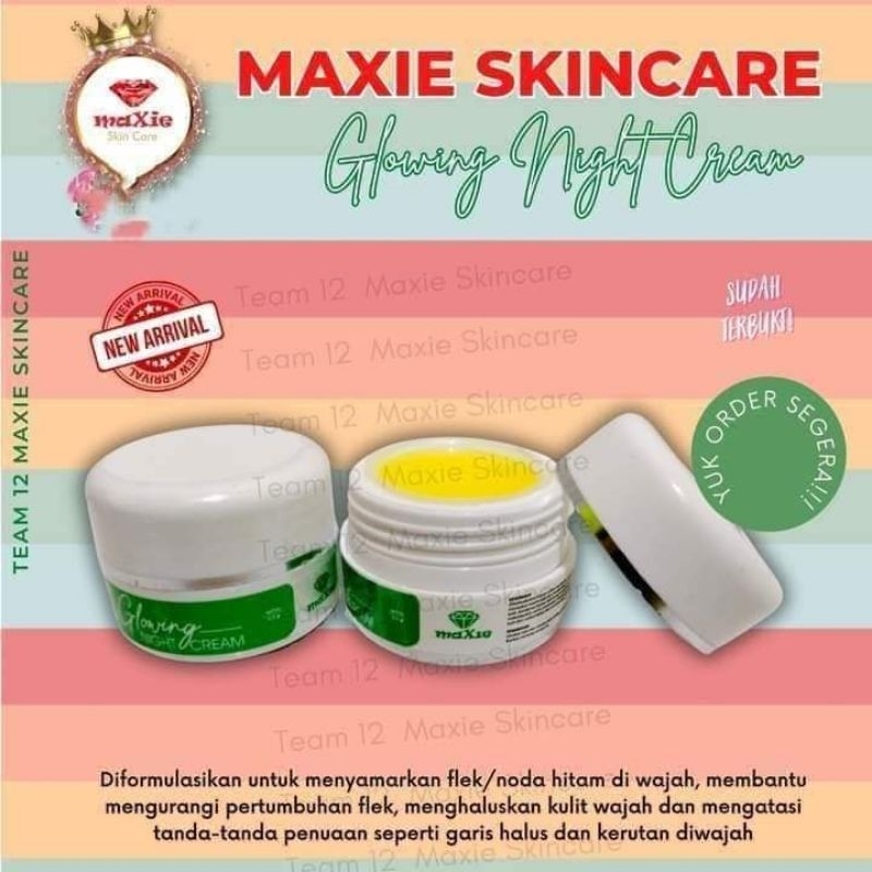 SUNSCREEN MAXIE GLOW/SERUM MAXIE GLOW/CREAM FLEK MAXIE GLOW