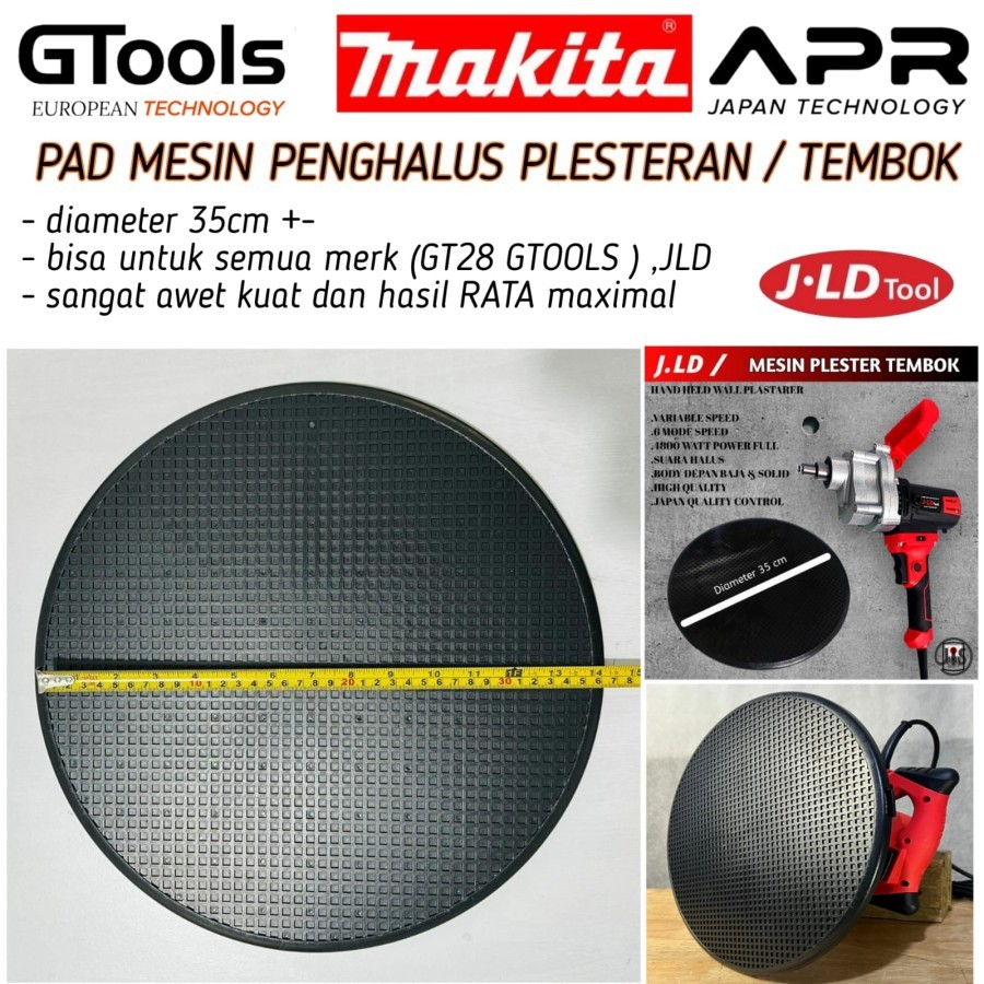 Pad mesin plester tembok JLD , GTOOLS GT28 sparepart penghalus tembok