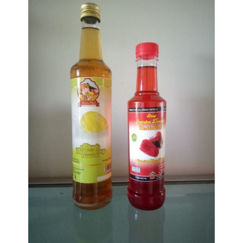 

Sirup jambu dan sirup belimbing