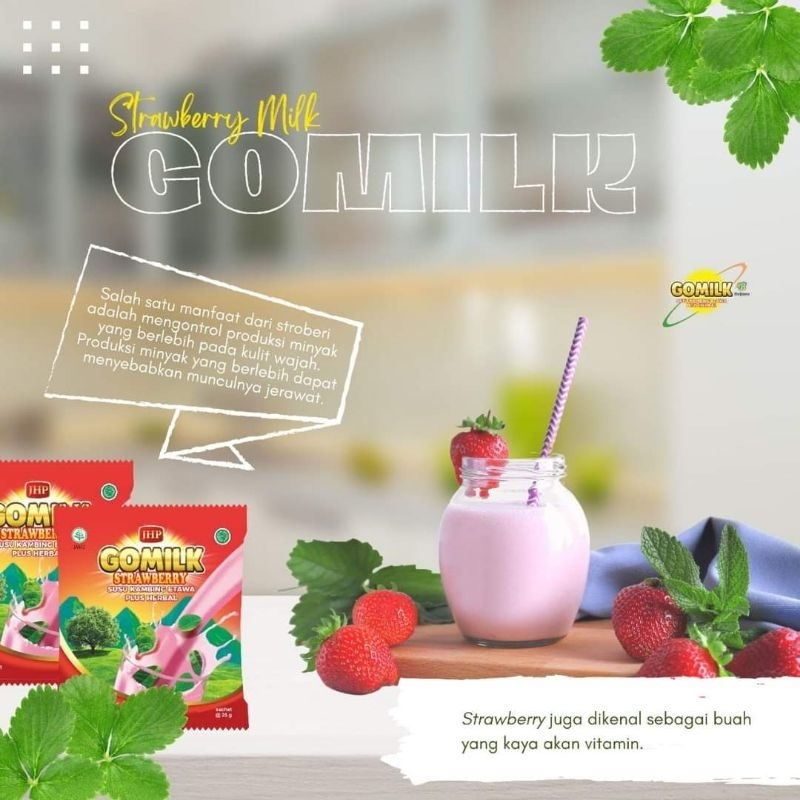 

Gomilk Susu Kambing Etawa plus herbal Sachet