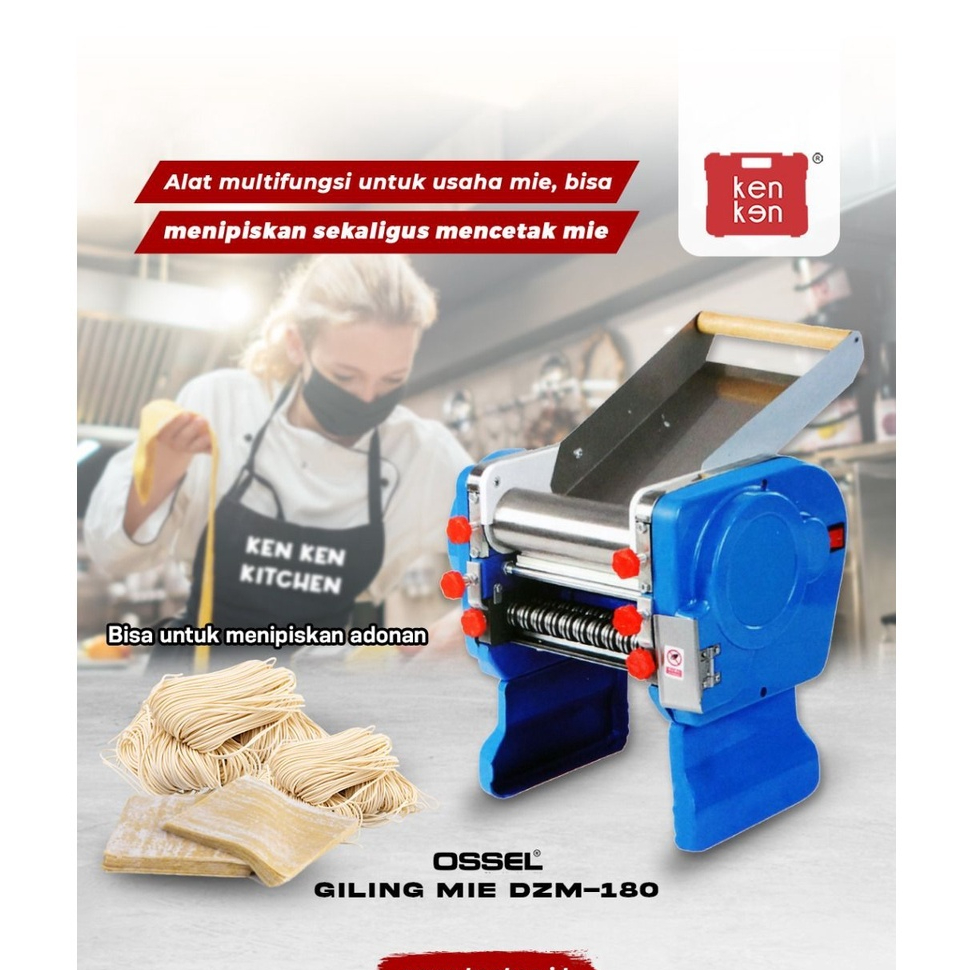 

TERMURAH OSSEL Giling Mie Listrik Mesin Mie Listrik Gilingan Mie Listrik Penggiling Mie Listrik Ossel DZM180