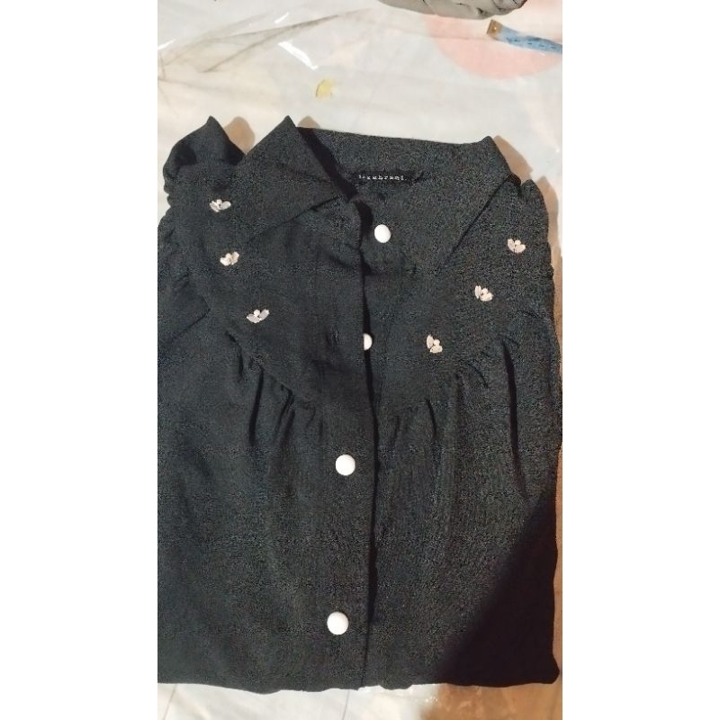 preloved gamis hitam by lizahrani