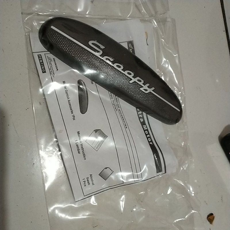 GARNISH KNALPOT HONDA SCOOPY 2013-2016