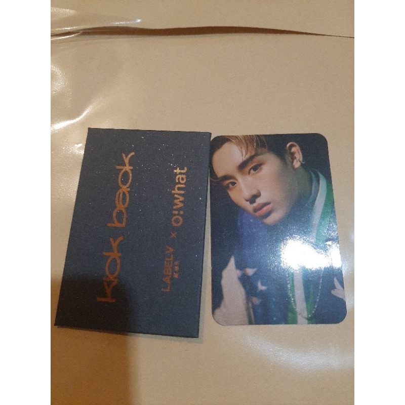 Photocard PC Winwin WayV Kick Back LabelV Owhat Benefit