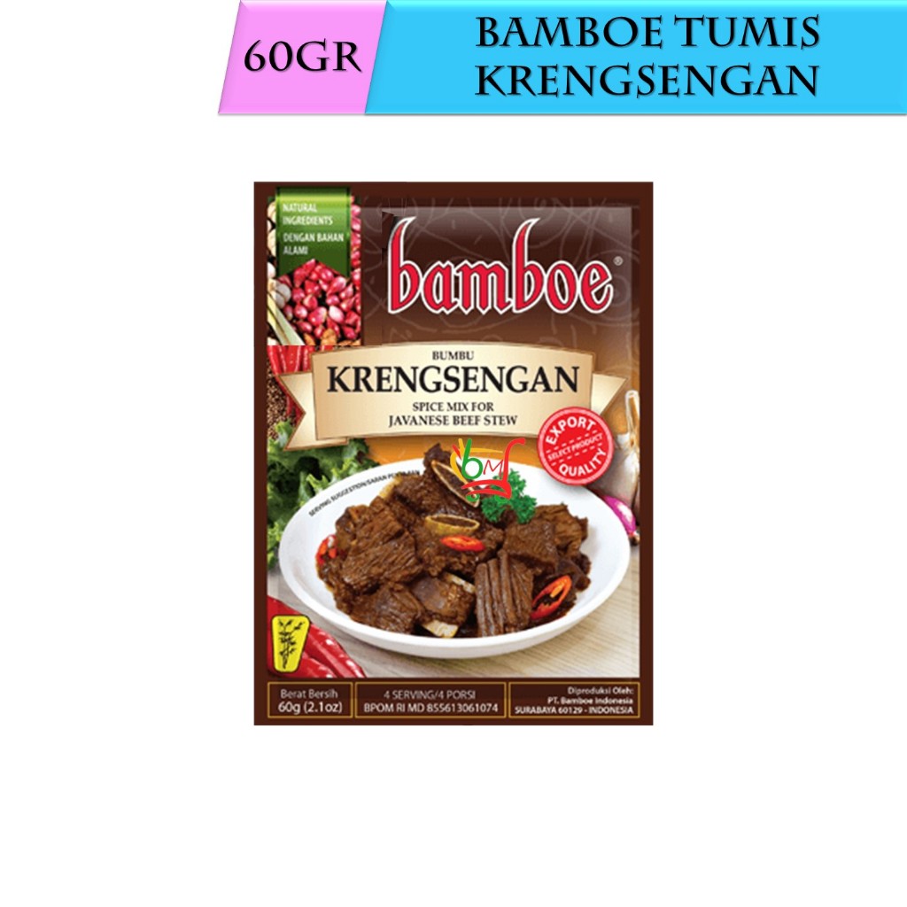 

Bamboe Krengsengan Bumbu Masak Instan Khas Indonesia