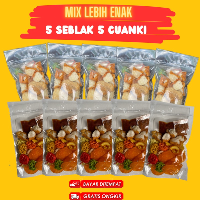 

Paket Enak 5 Cuanki 5 Seblak