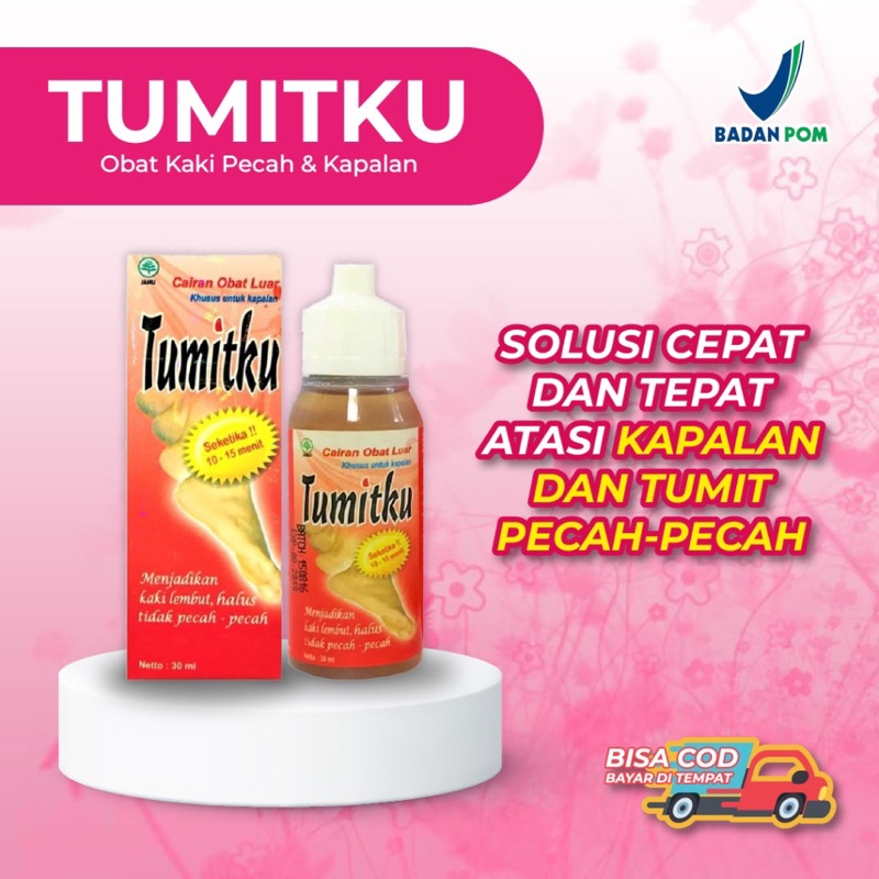 (HARGA GROSIR) TERLARIS TUMITKU Obat Kaki Pecah Original BPOM Solusi Kaki Pecah-pecah Dan Kapalan ukuran 30 ml cod