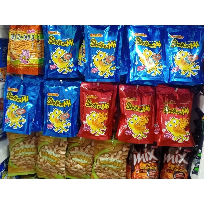 

Mi-Mi Snack, Shoyuemi Snack, Kacang Goreng Masin (ShanDong)