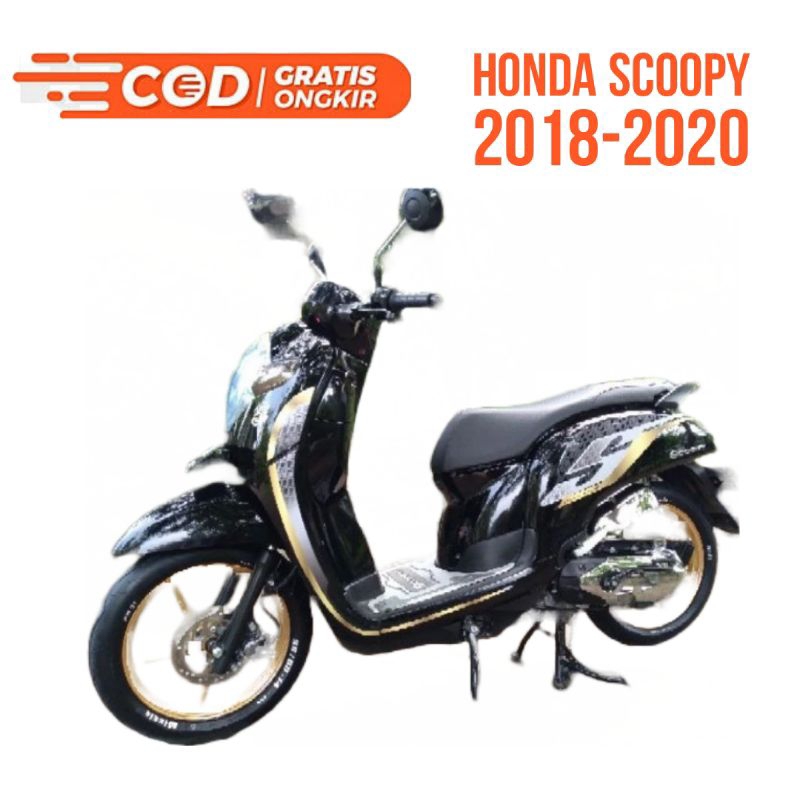 STRIPING TRANSPARAN SCOOPY SPORTY LIST ORI 2020 2019 2018