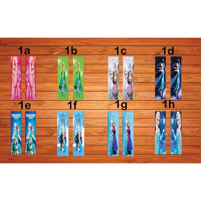 Stiker kaca ukuran 35x150 motif KARTUN Frozen