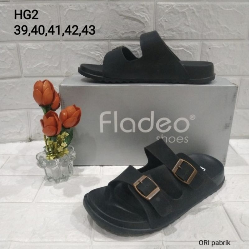 Sandal Pria Selop Fladeo Ori/Sandal pria casual/Sandal pria Fladeo original/Sandal Pria Karet