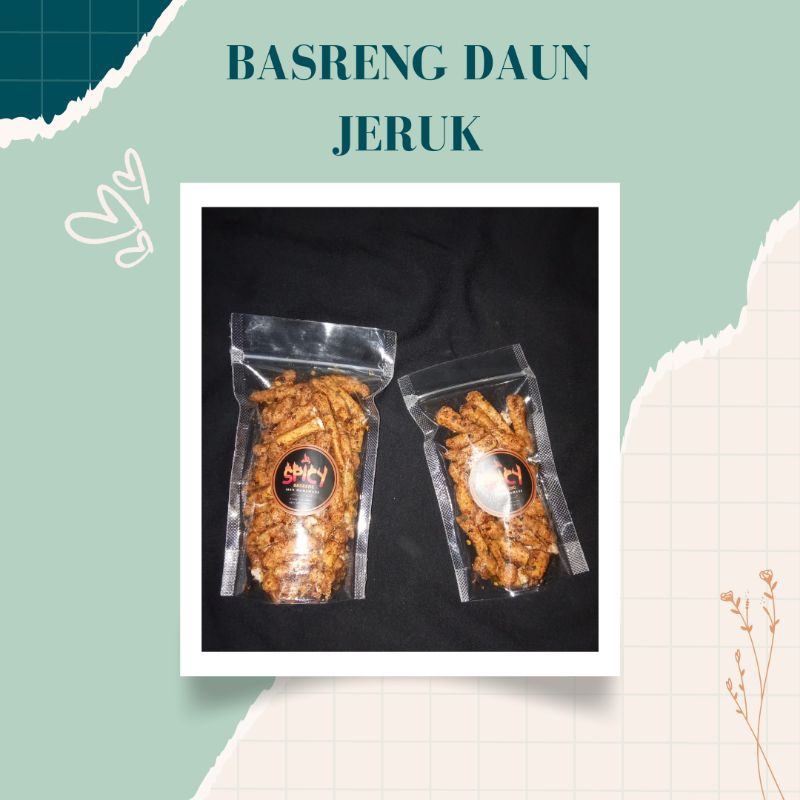 

Jajanan ringan basreng pedas kulit jeruk 200 gram