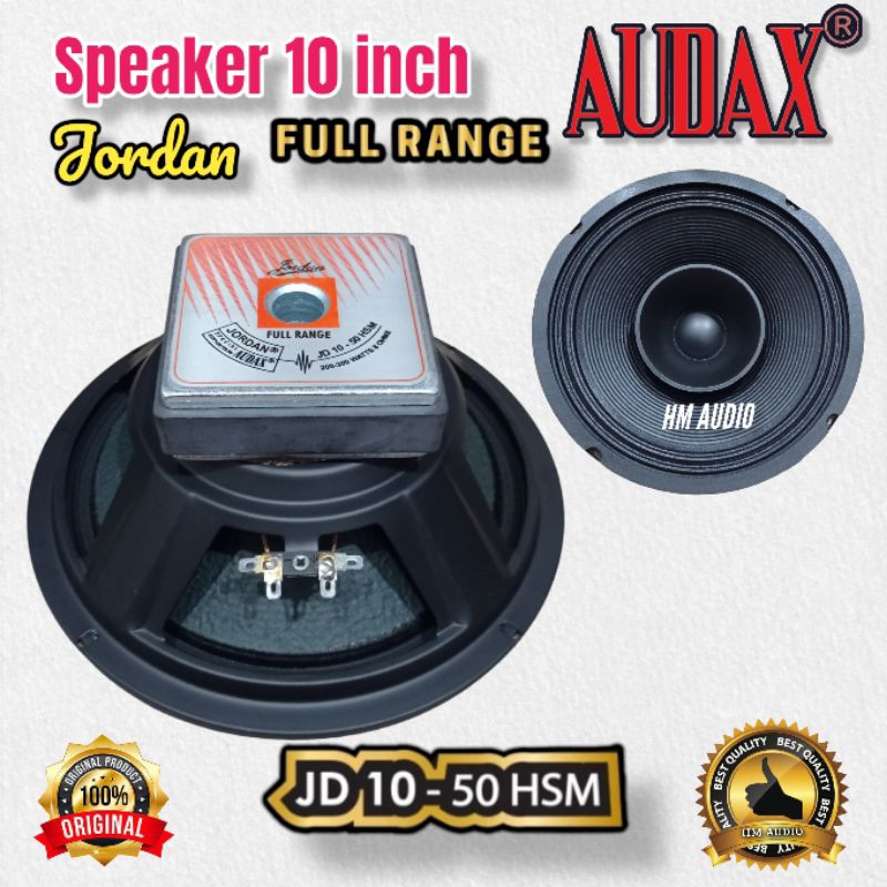 Speaker 10 inch AUDAX Speaker Fullrange Audax Jordan JD 10 50 Fullrange