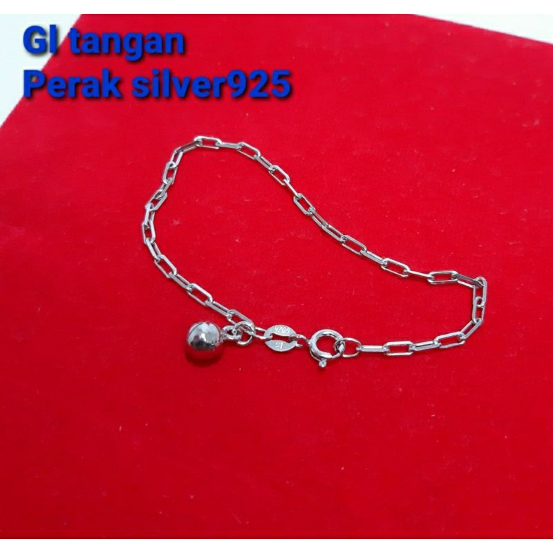 Gelang tangan dewasa perak silver 925 gelang tangan rantai