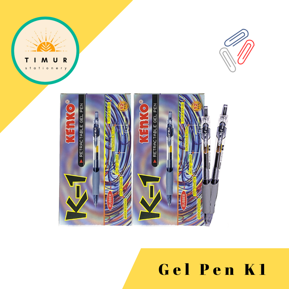 

Pen Kenko K1 Gel / T3 Gel Cekrek isi 12 Pc