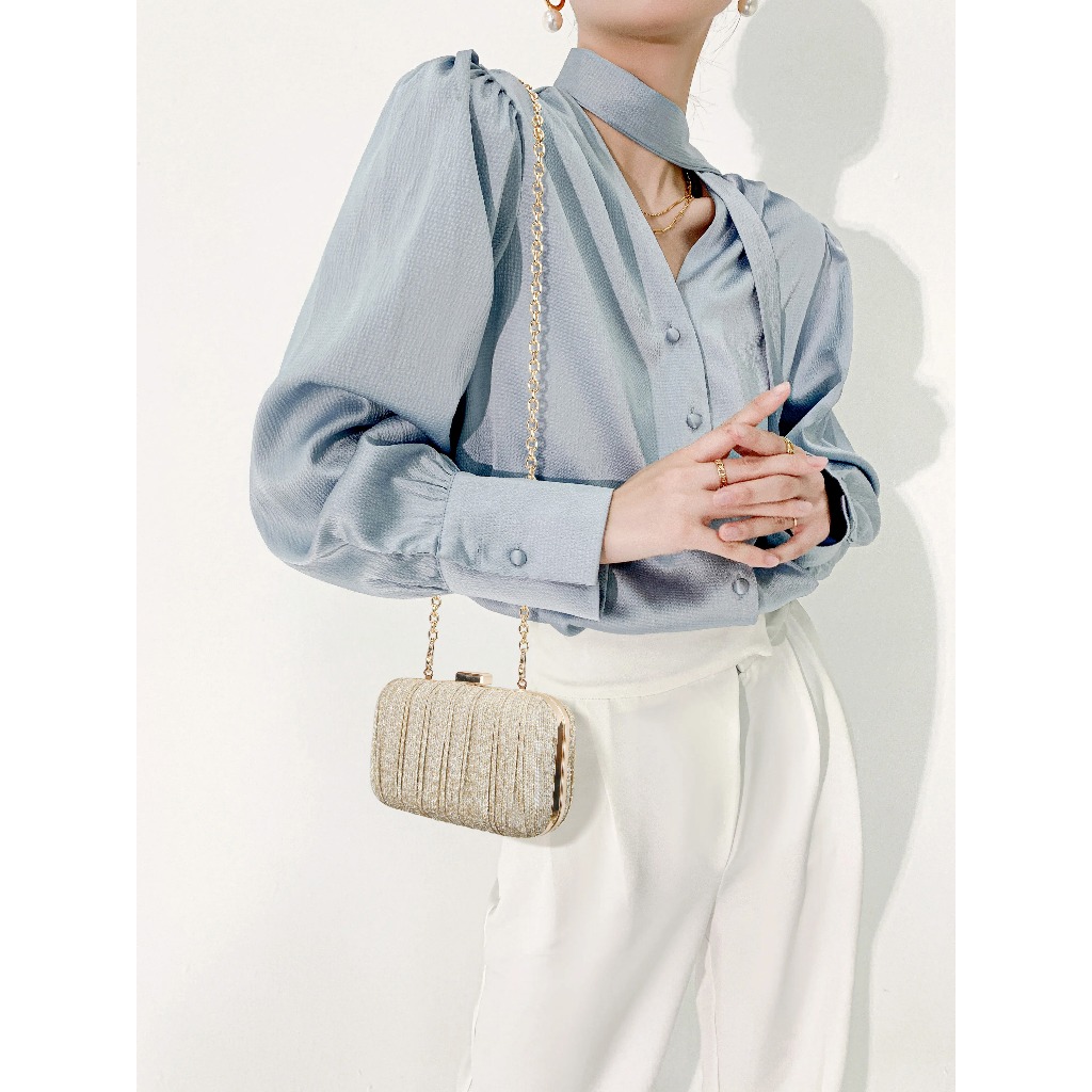 Tas Cewek Cantik Elegan Elegan Model Korea Viral Cocok Untuk Resepsi Kondangan Keren Modis Glamour