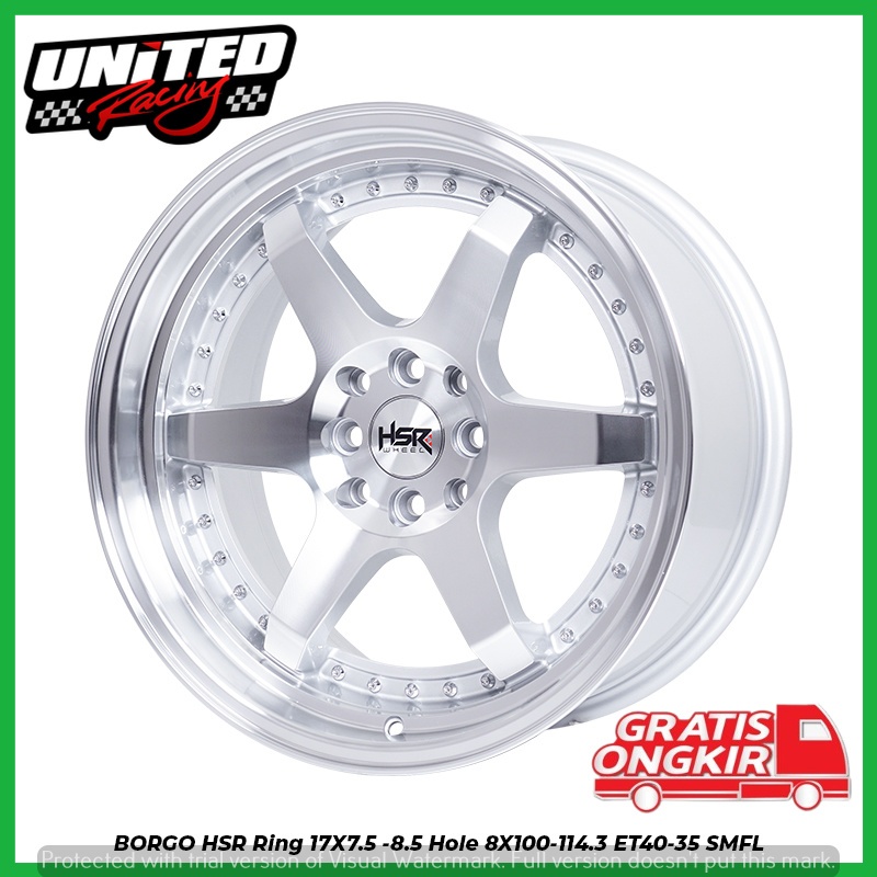 VELG RACING CELONG R17 MOBIL AVANZA GRAND LIVINA YARIS JAZZ CITY RING 17 HSR BORGO