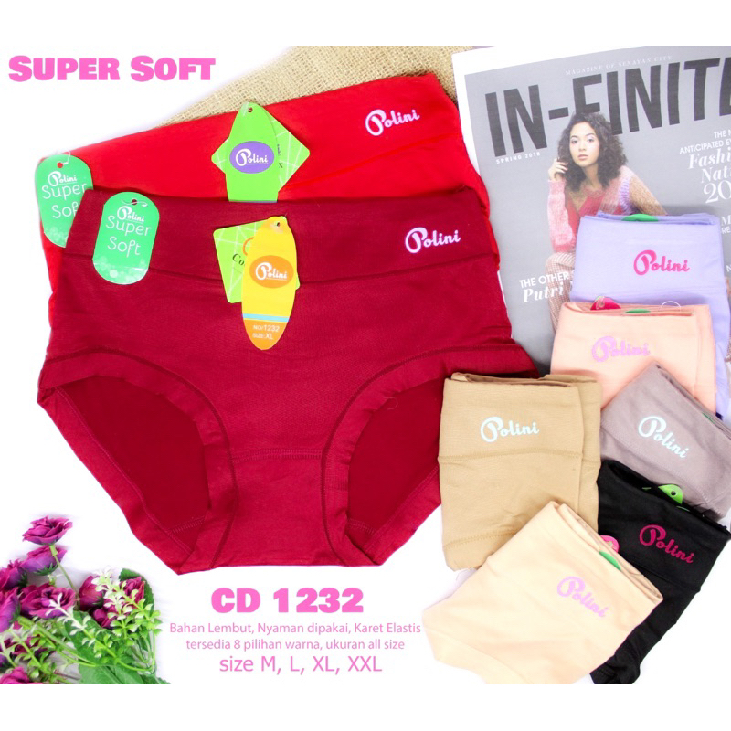 BELLE - Celana Dalam Brieft Untuk Wanita Kualitas Tinggi POLINI 2832 /1232
