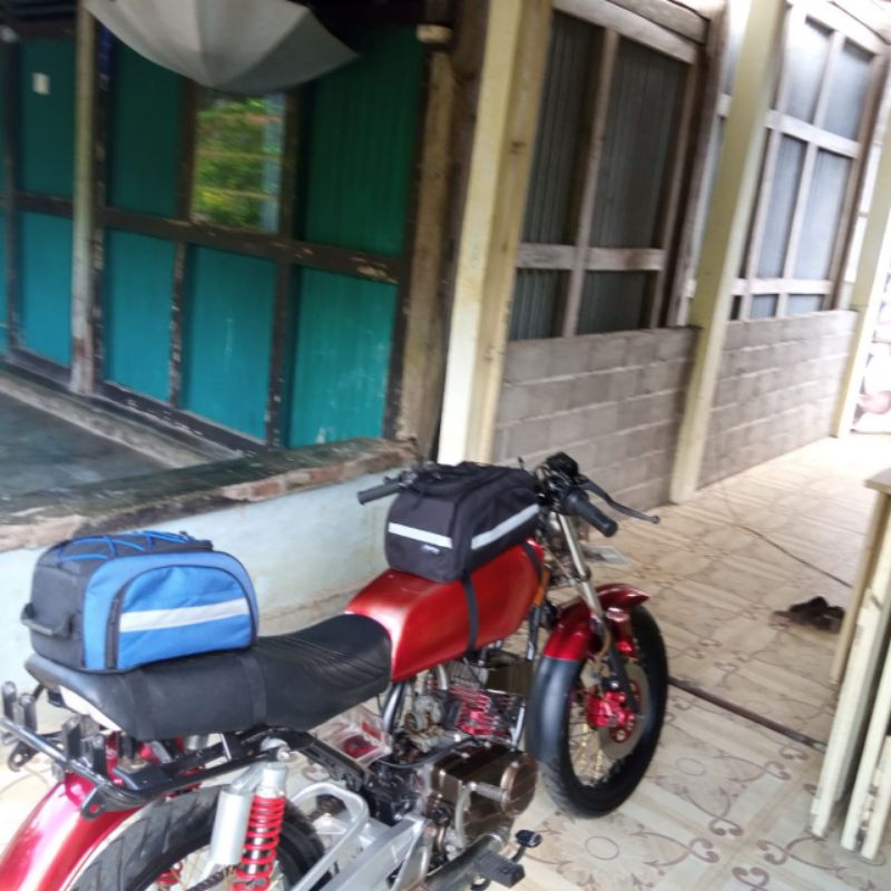Tas Touring Sepeda Motor Tail Bag Motor Tank Bag Motor free raincover