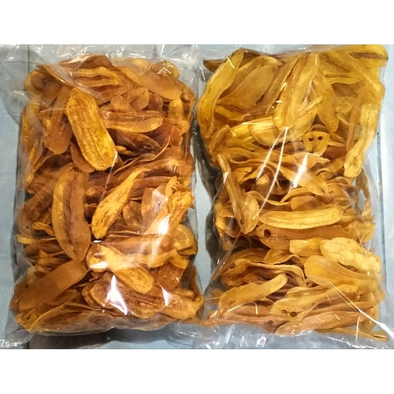 

Keripik Pisang Pagata/Kapuk 1000g Rasa Asin dan Manis Khas Poso Sulawesi Tengah