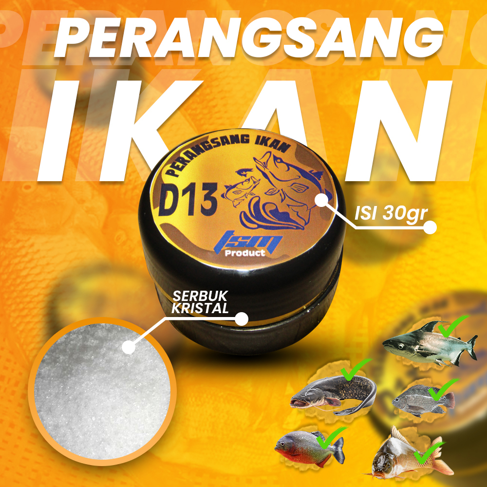 D13 Perangsang Ikan Serbuk Kristal