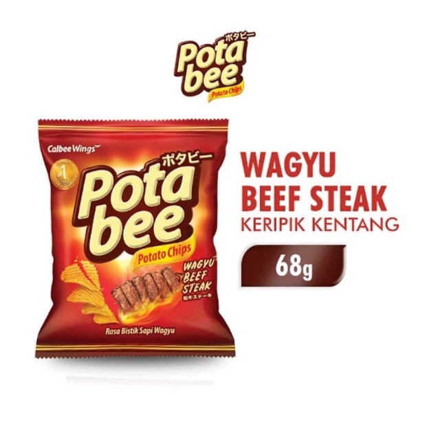 

POTABEE Potato Chips Wagyu Beef Steak 68 gr