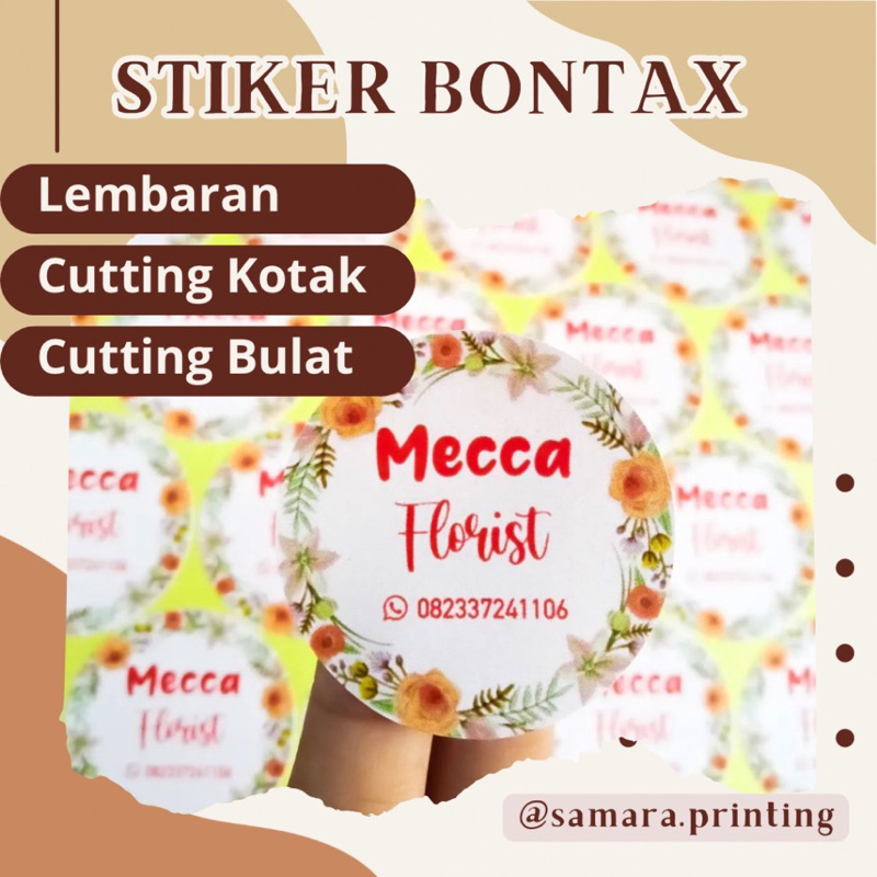 

Cetak stiker bontax