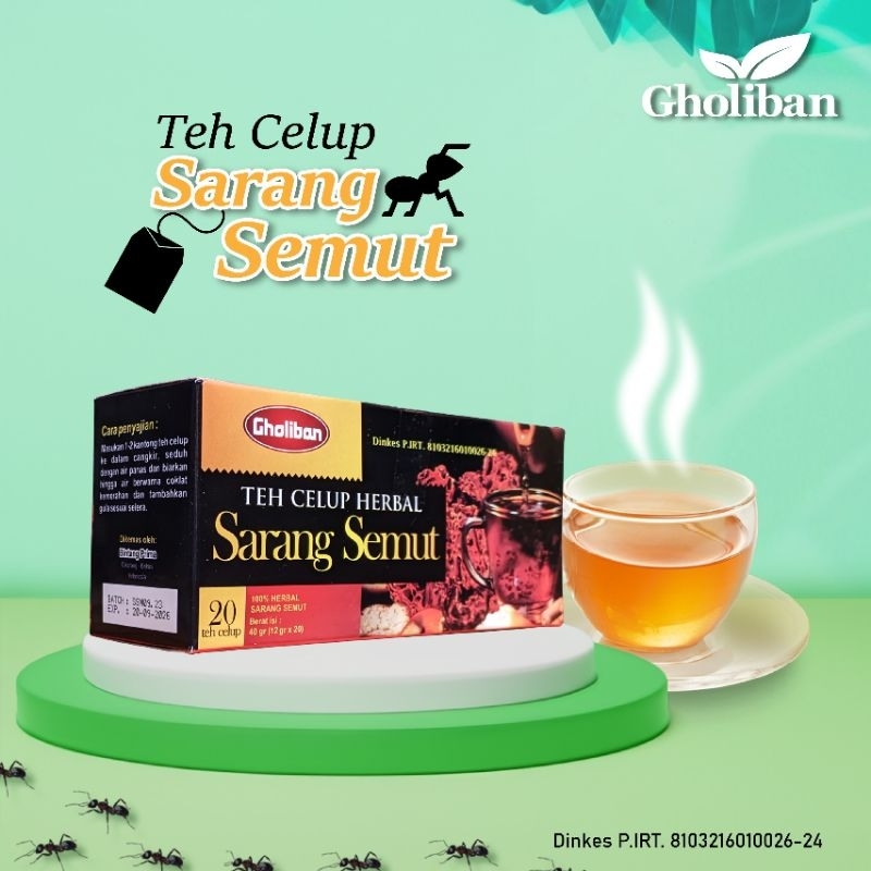 

Teh Celup Herbal Sarang Semut Papua GHOLIBAN