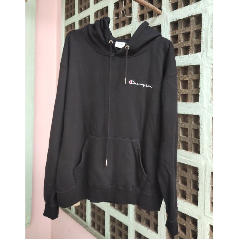 HOODIE CHAMPIONS HITAM JAKET PRIA SECOND MURAH