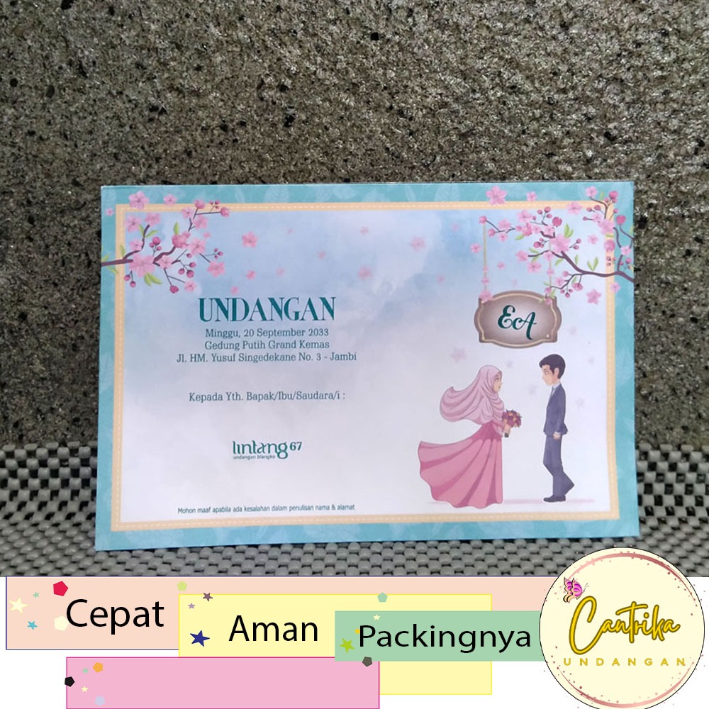 Blangko Undangan Pernikahan Lintang 67 atau kertas undangan kosong belum ada teks Harga Murah Grosir