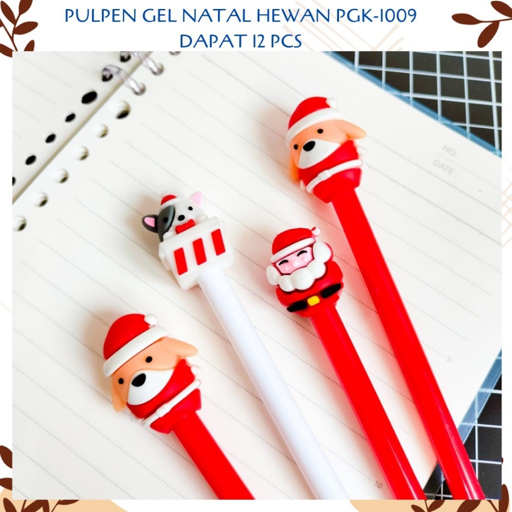 

SELUSIN (12 PCS) PULPEN GEL NATAL HEWAN PGK-1009 ZOO ANIMAL PEN PENA BOLPEN BOLPOIN CHRISTMAS ANAK LUCU ALAT TULIS KANTOR SEKOLAH MURAH TERMURAH COD