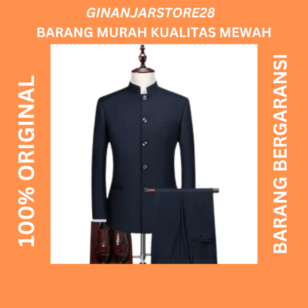setelan jasko |jasko |celana resmi |celana bahan |jas pria |jas mandarin