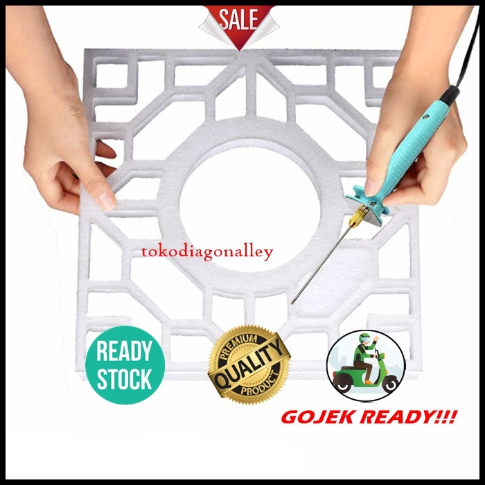 

RB Pemotong Styrofoam Busa Polystyrene Cutter Gabus Alat Potong Gabus Alat Potong Busa 15W 405mm