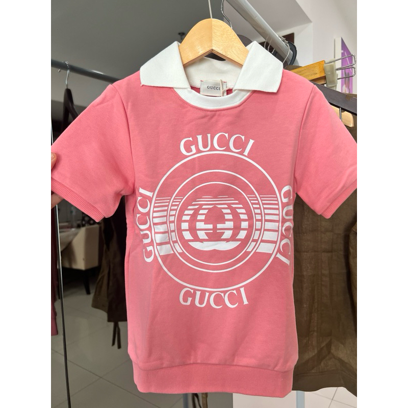 Baju Anak Pink Dress Gucci