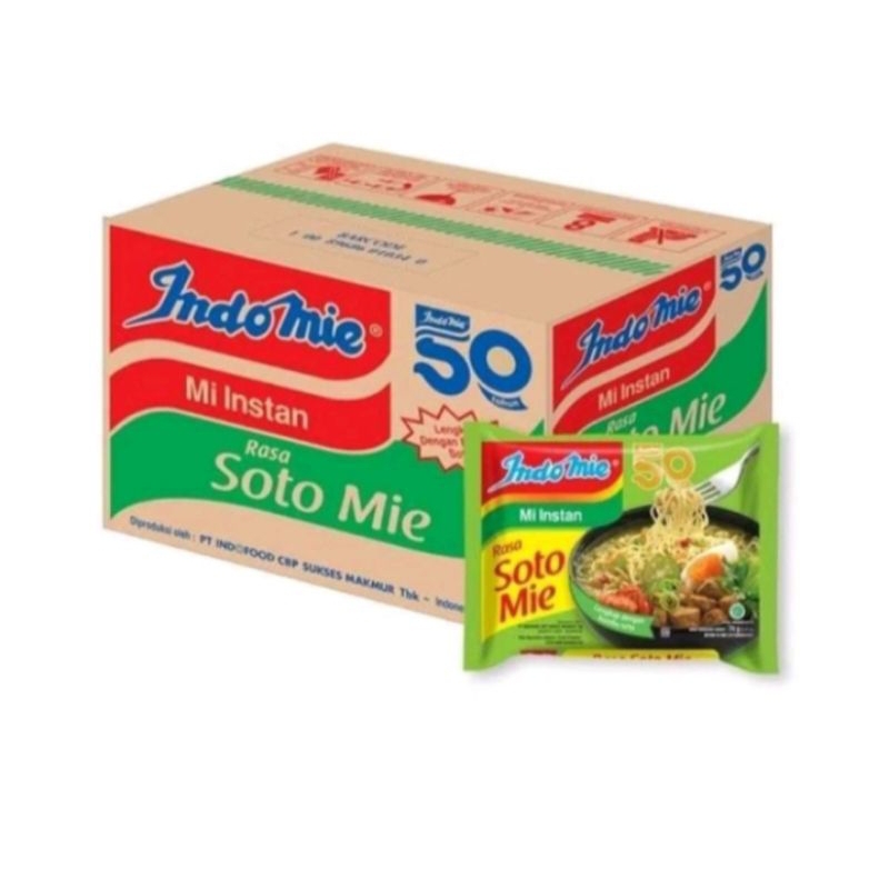 

indomie soto 70 gr isi 40 pcs
