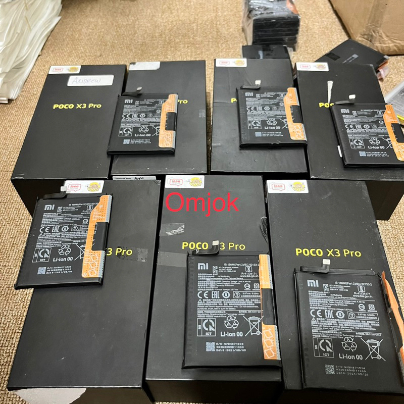 Baterai Xiaomi copotan POCO X3pro [ BN57 ] Bawaan nya second / ori Distributor ada juga