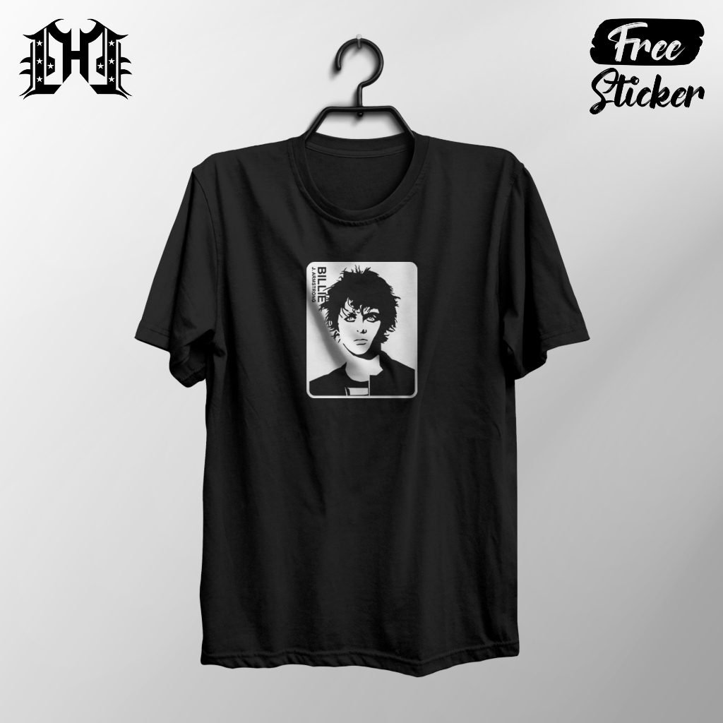 Kaos Billie Joe Armstrong - Vocalist Green Day Band 03