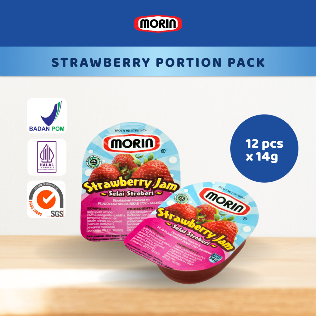 

Morin Strawberry Jam 14 Gr - (12 Pcs)