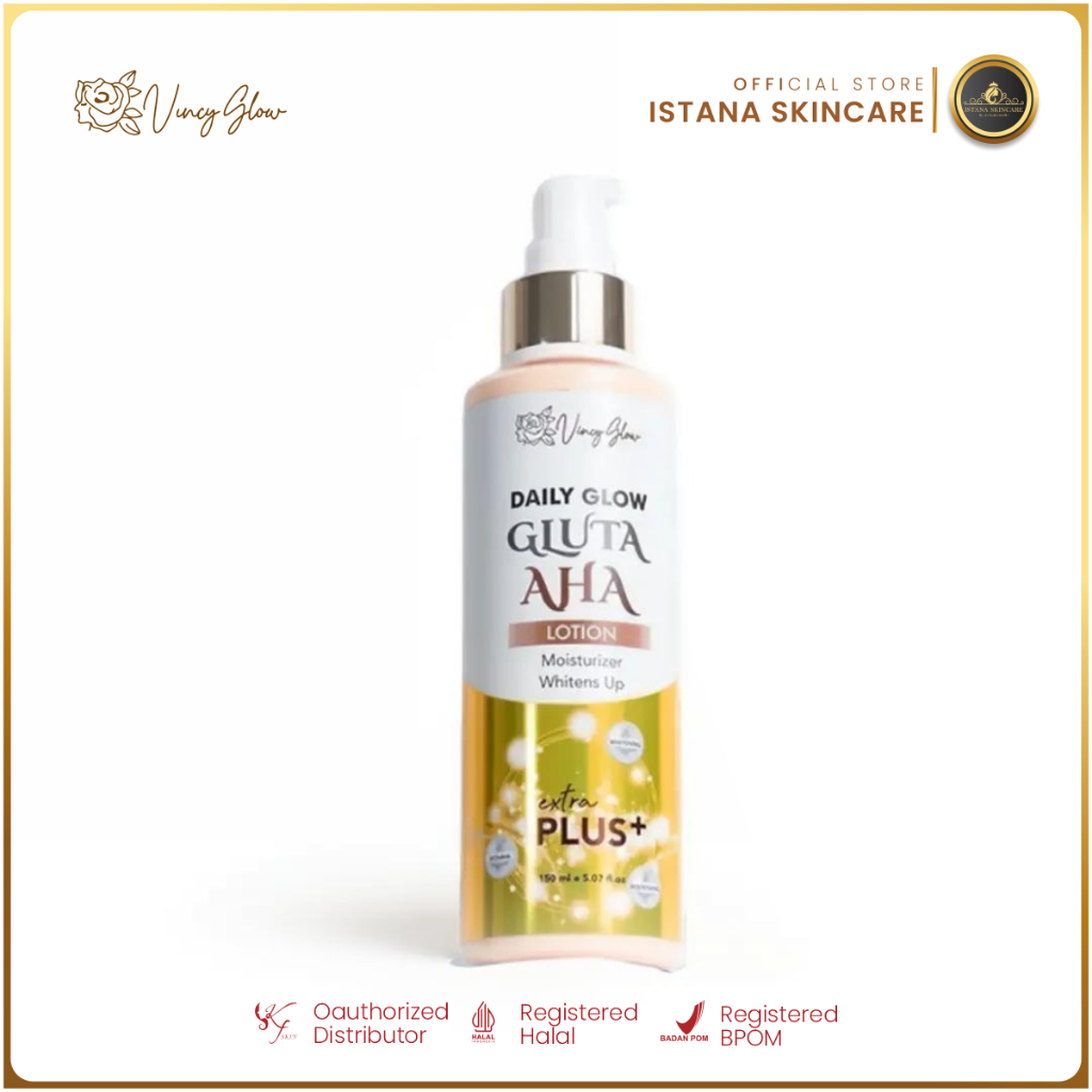 Vincy Glow – Gluta Aha Lotion Daily Glow Body Lotion