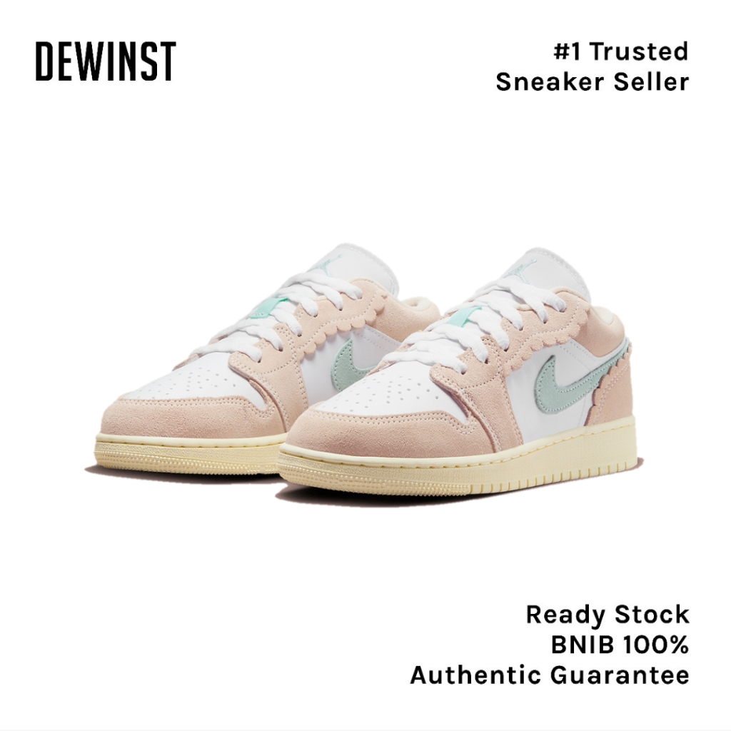 Air Jordan 1 Low SE Scalloped Edge Guava Ice GS