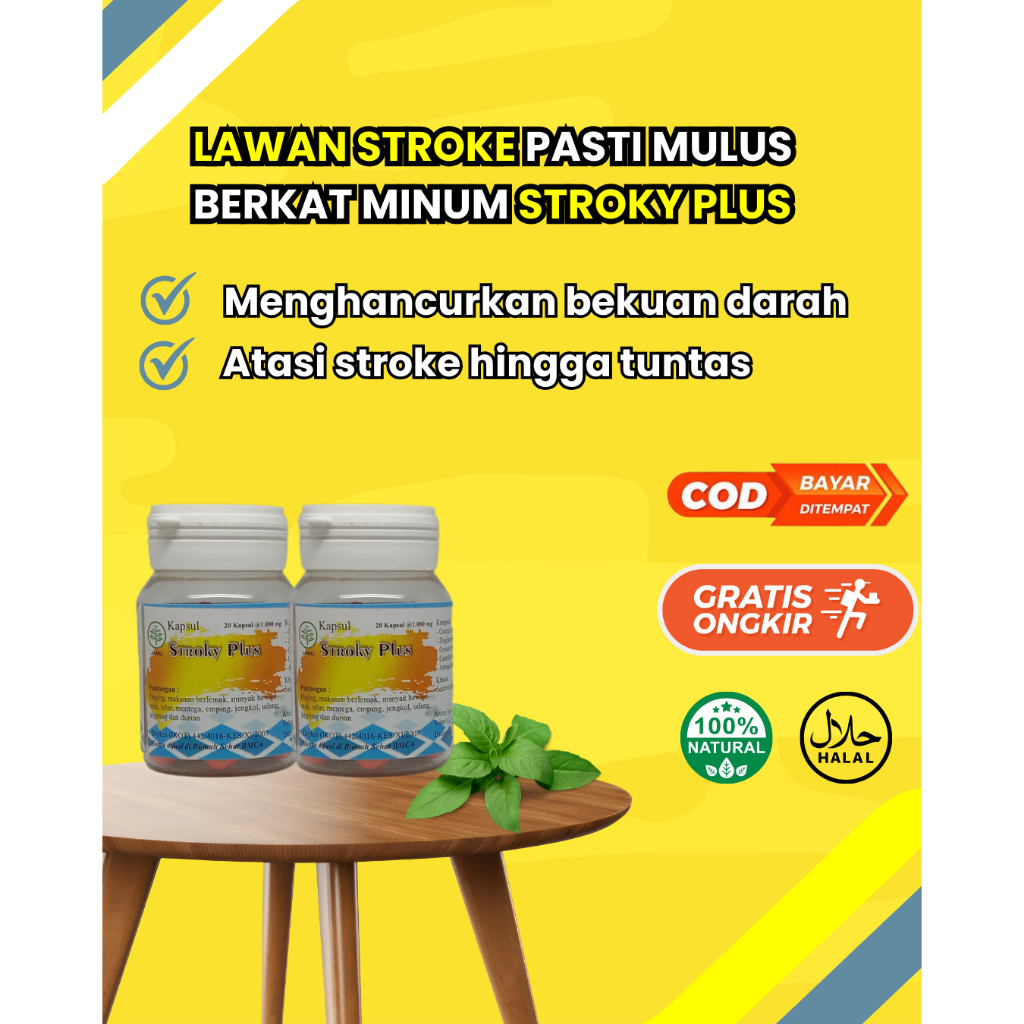 Stroky Plus | Obat Stroke Paling Ampuh | Obat Herbal BMCA