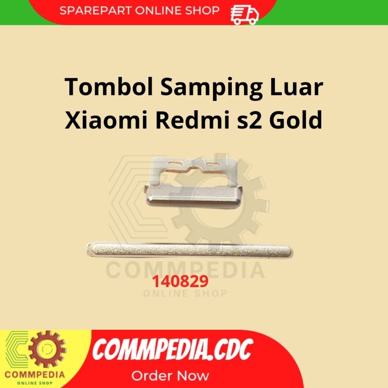 Tombol luar samping Xiaomi Redmi S2