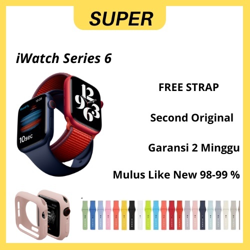 iWatch Series 6 40mm Dan 44mm Mulus Second