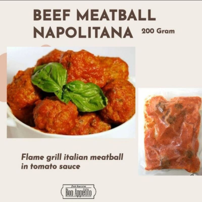

Meat Ball Napolitana / Beef / Chicken / Meat / Napolitana