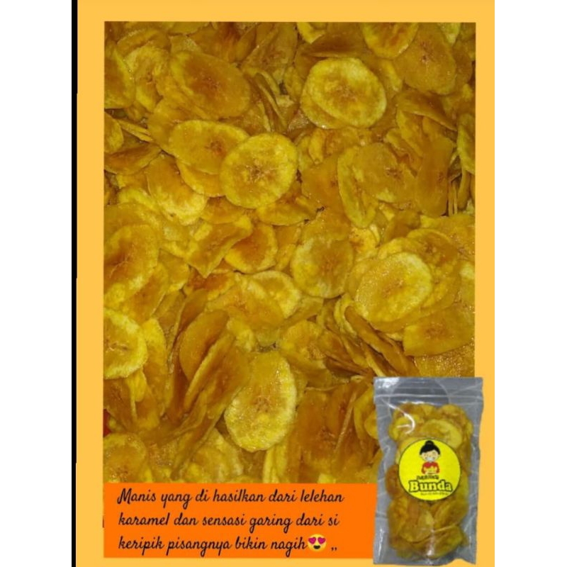 

kripik pisang karamel bunda kemasan 90gr