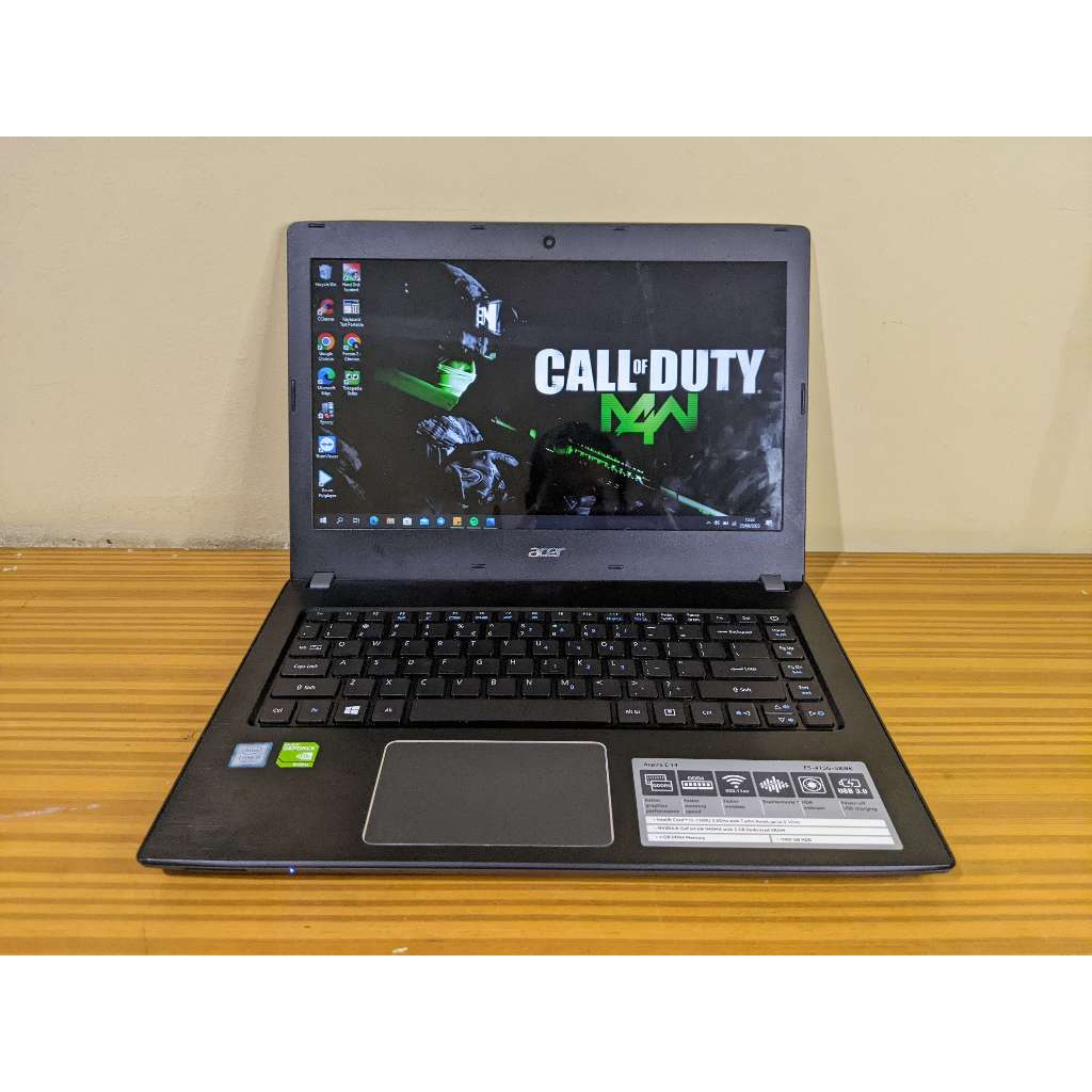 Acer 475G i5 7200u Nvidia 940mx Laptop Second Dual VGA Gaming Core i5 Gen7