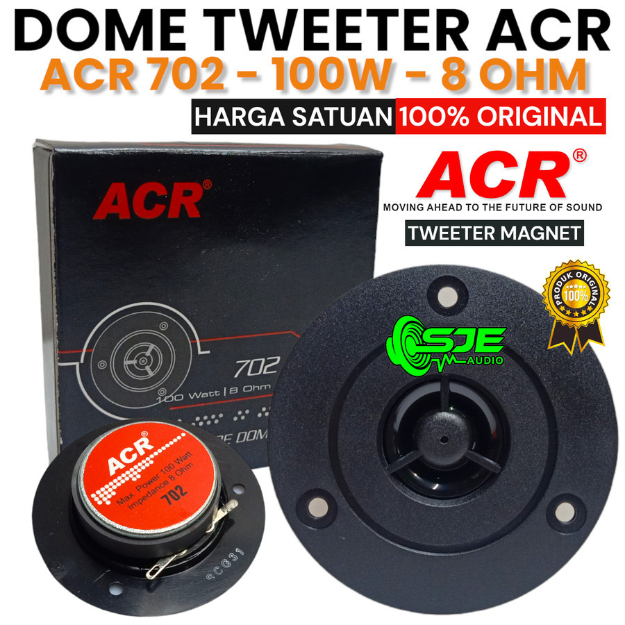 TWITTER ACR 702 MAGNET SUPER POLYMIDE DOME TWEETER ACR HIGH HI TWEETER TWETER TWITER TWITTER ACR 100