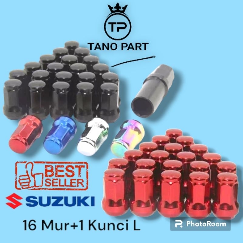 [APV CARRY] MUR RODA RACING MAXGUAURD BAUT LUGNUT BAHAN BAJA MOBIL