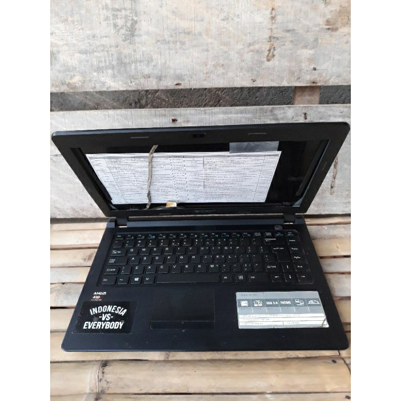 casing laptop acer Z3 451 bekas pakai full ory belum kena service